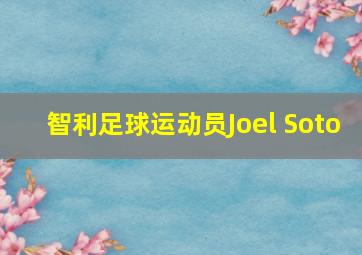 智利足球运动员Joel Soto